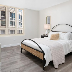 Bedroom options to fit every lifestyle a bedroom with a bed and lamps